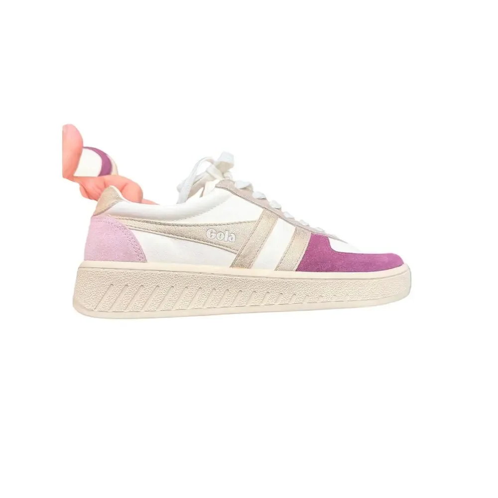 Gola Grandslam Quadrant Sneakers Women’s 9.5 Off White Wine
